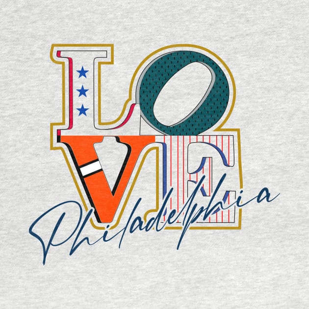 Love Philly by Mercado Graphic Design